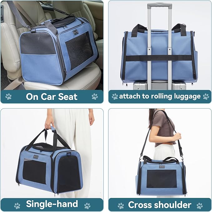 PETSFIT Dog Carrier for Small Dogs, Small Dogs Carrier Bag, Soft-Sided Pet - Image 2