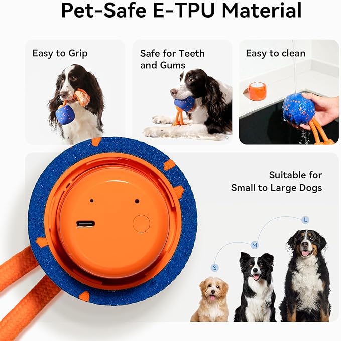 Cheerble Smart Interactive Dog Toy, Wicked Ball Rolly, Automatic Moving - Image 7