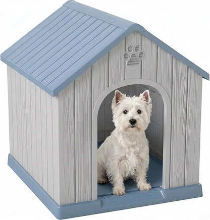 VIXZEN Dog House Indoor Outdoor, Resin Dog House, Sturdy Durable by Vixzen