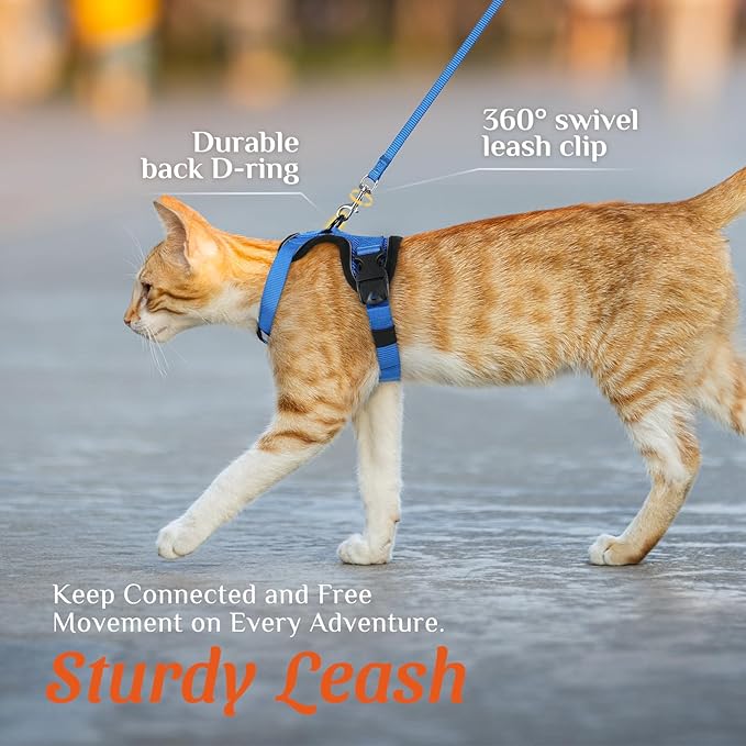 Dooradar Cat Harness and Leash Set, Escape Proof Soft - Image 7