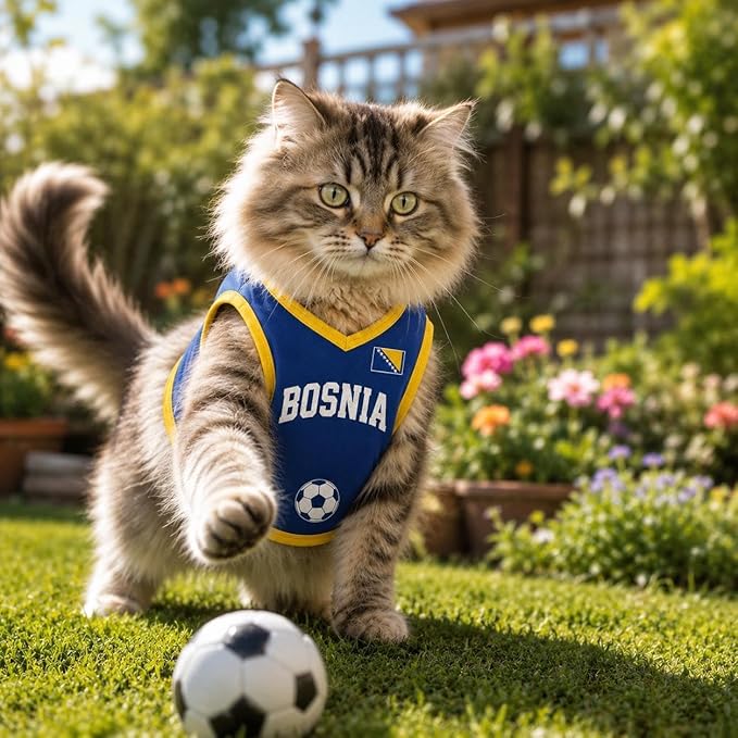 V-DECORPARKS Dog Jersey Custom Name Number, Pets Soccer Jersey - Image 3