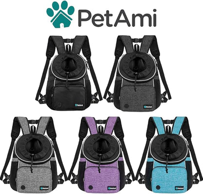 PetAmi Dog Front Carrier Backpack, Adjustable Dog Pet Cat Chest Carrier Backpack - Image 7