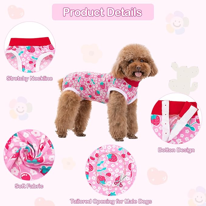 Coppthinktu Recovery Suit for Dogs After Surgery, Dog Onesie Surgery Recovery - Image 3