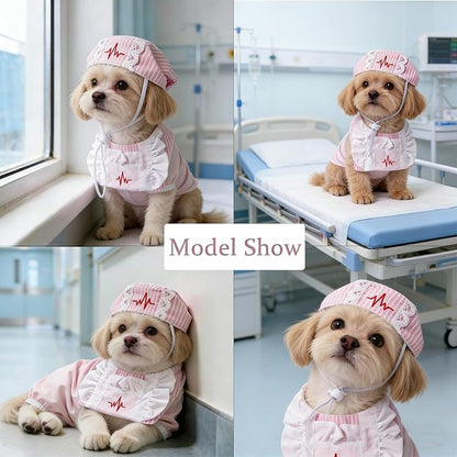 SEIS 2 Pcs Pet Nurse Costume - Image 4