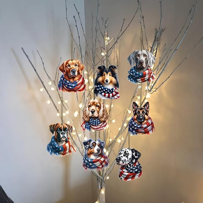 12 Pcs 4th of July Hanging Ornament - Image 2
