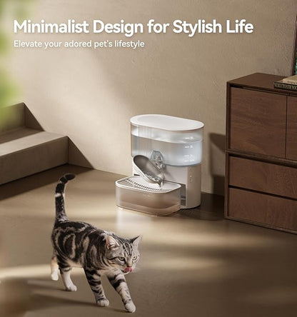 Wireless Cat Water Fountain No Filters, Wastewater Separation, FEELNEEDY - Image 8