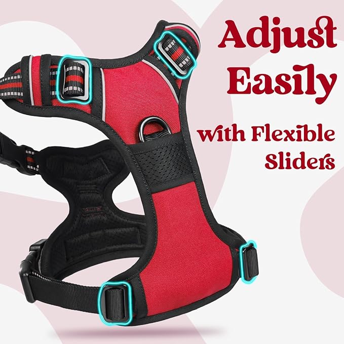 rabbitgoo Dog Harness Medium Sized, No Pull Pet Harness - Image 4