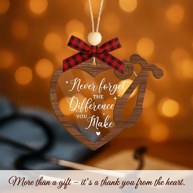 Nurse Appreciation Christmas Ornament, Meaningful Christmas Ornaments - Image 5
