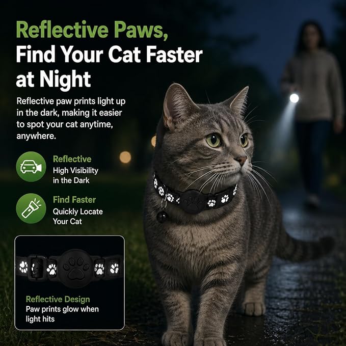 Pet Tracker, GPS Collar for Cats, Smart tag, Waterproof Compatible - Image 7
