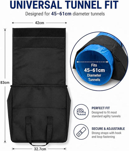 IRSTBL Dog Agility Tunnel Saddlebags – Set of 2 Waterproof Sandbag Weights - Image 6
