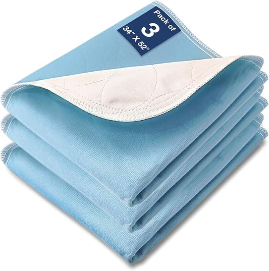 Bed Pads Washable Waterproof, Waterproof Bed Pad & Pee Pad, The Elderly and Pets by SOLOSHINE