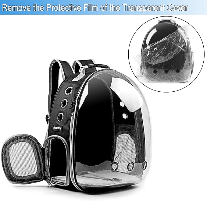 Cat Backpack Carrier, Pet Backpack, Breathable Cat Dog Space Capsule Backpack - Image 6