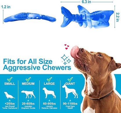 PETSTA Dog Chew Toys for Aggressive Chewers, Durable Toys for Large Dogs - Image 2