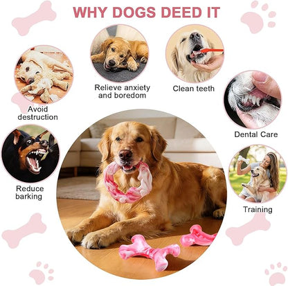 Rensh 3-Pack Tough Dog Chew Toys - Image 6