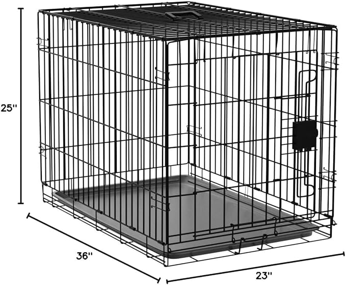 Amazon Basics Portable Metal Wire Dog Crate - Image 5
