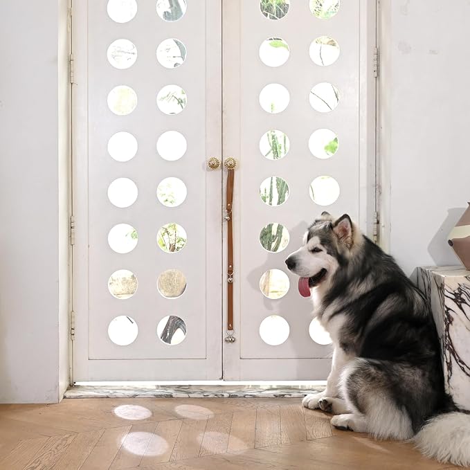 Luckyiren Brown Leather Hanging Door Bells - Image 7