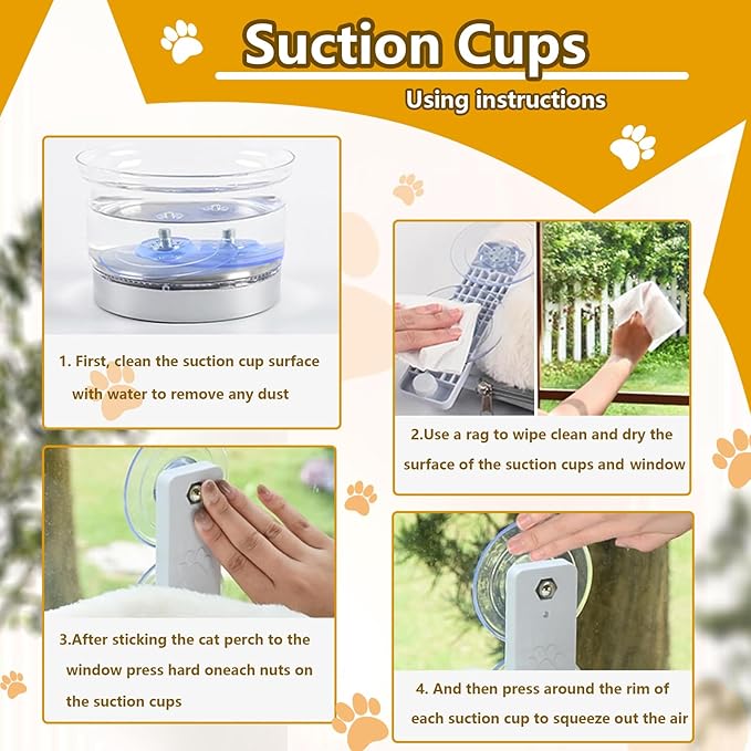 Cat Window Perch Seat Hammock, Foldable Hammock - Image 4