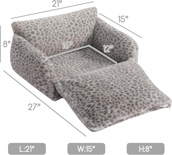 Hollypet Cat Bed Fluffy Plush Multifunctional Double-Layer Machine Washable - Image 3