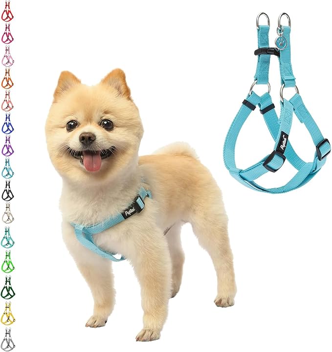PUPTECK No Pull Dog Harness Soft Adjustable Basic Nylon Step in Puppy Vest by PUPTECK