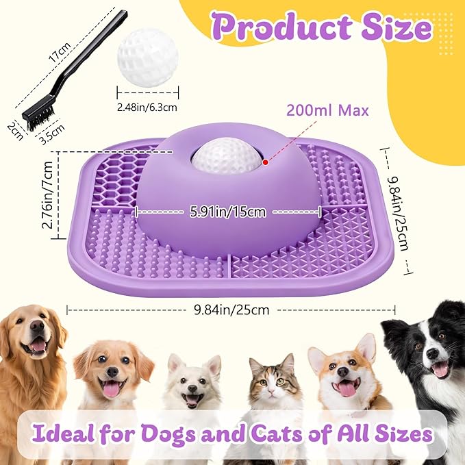 Slow Feeder Dog Bowls & Lick Mat - Image 7