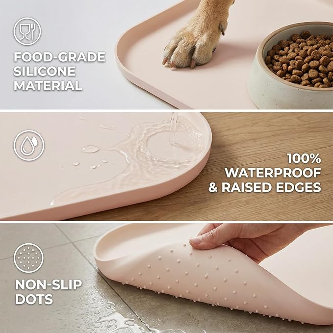 BLESWIN Waterproof Silicone Pet Feeding Mat - Image 4