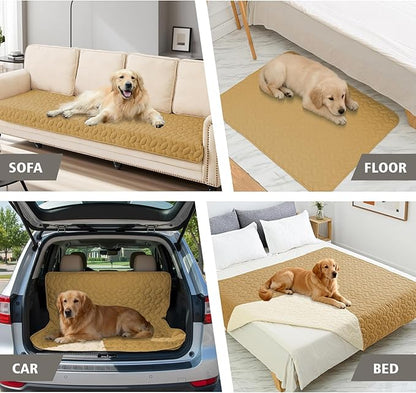 Ameritex Waterproof Pet Bed Cover Anti-Slip Dog Bed Blanket - Image 3
