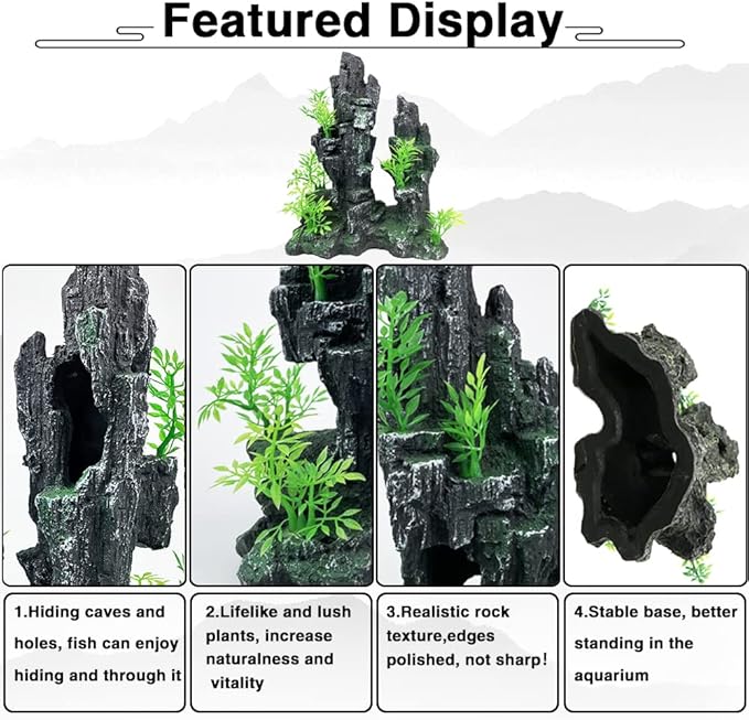 Aquarium Decorations Large and Tall Large Aquarium Decorations Fish Tank - Image 3