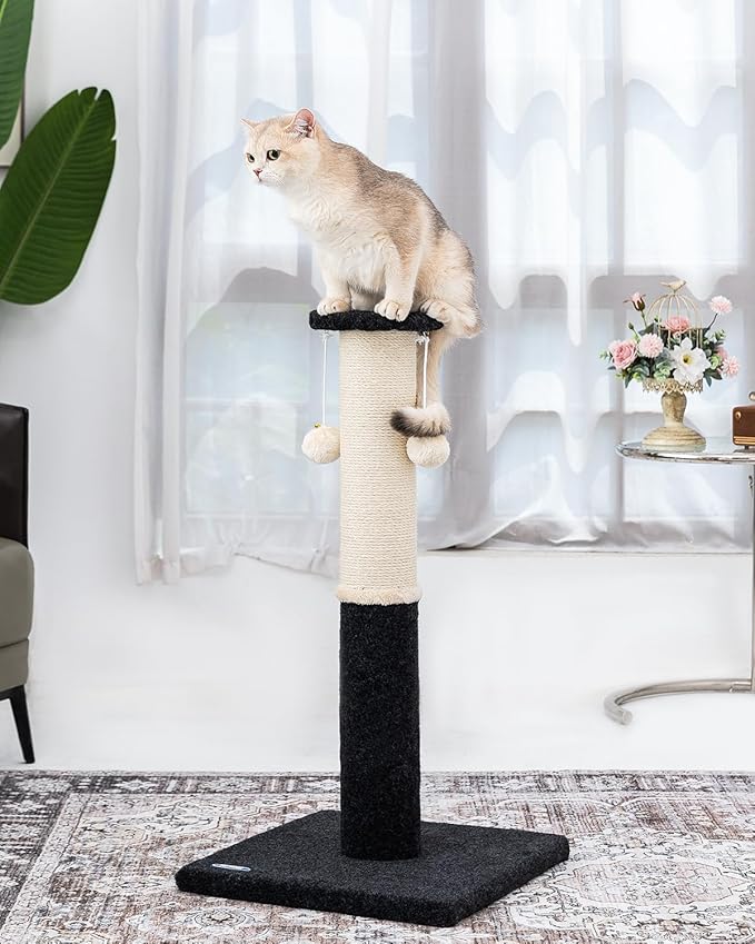 34-Inch Tall Cat Scratching Post, Komicoll Large Scratch Post, Sisal Cat - Image 6