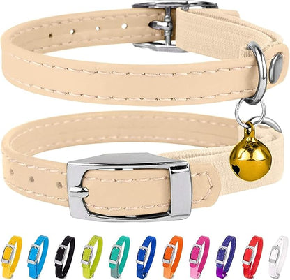 CollarDirect Leather Cat Collar - Image 2