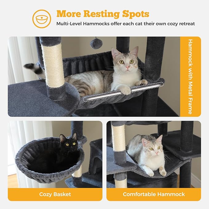 MUTTROS 81" Heavy Duty Cat Tree - Image 3