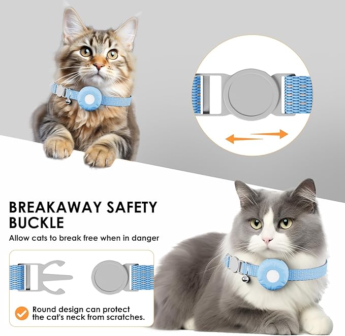 GPS Tracker for Cat, Cat Tracker Including Cats Collars, No Monthly Fee GPS - Image 5