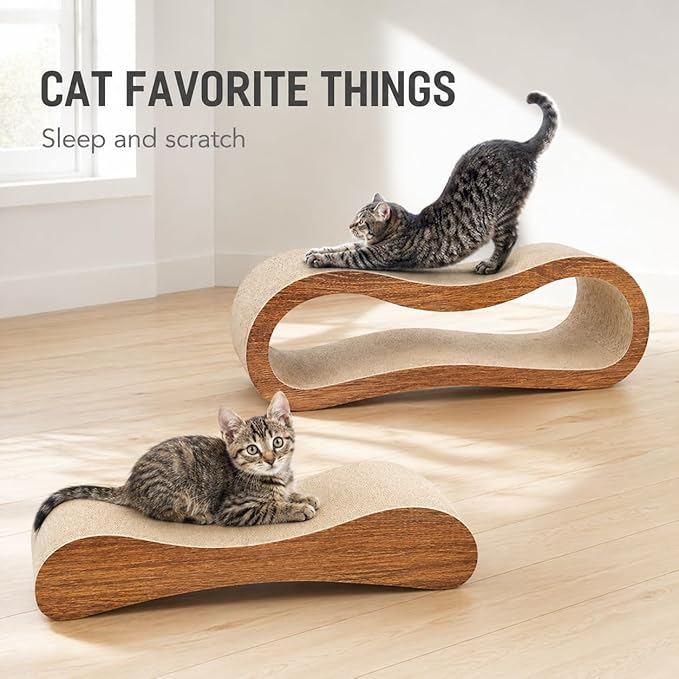 Simple Deluxe Cat Scratcher, 2 in 1 Cat Scratching Board, Cat Cardboard - Image 9