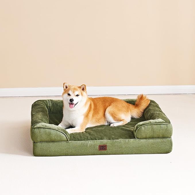 EHEYCIGA Orthopedic Dog Beds Large Sized Dog, Waterproof Memory Foam Pet Bed - Image 8