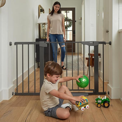 Cumbor 30-46" Baby Gate for Stairs, Mom's Choice Awards Winner-Auto Close Dog - Image 8