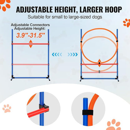 VEVOR Dog Agility Training Equipment, Dog Agility Course Backyard Set - Image 4