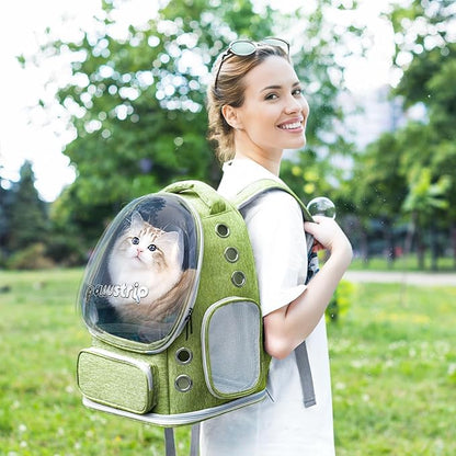 Cat Backpack Carrier with Large Space Bubble Window, Airline Approved - Image 6