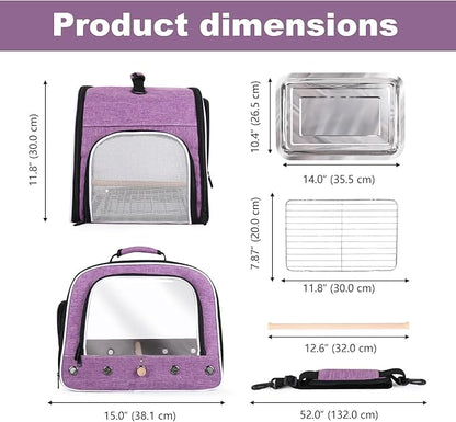 halinfer Bird Travel Carrier Cage - Image 2