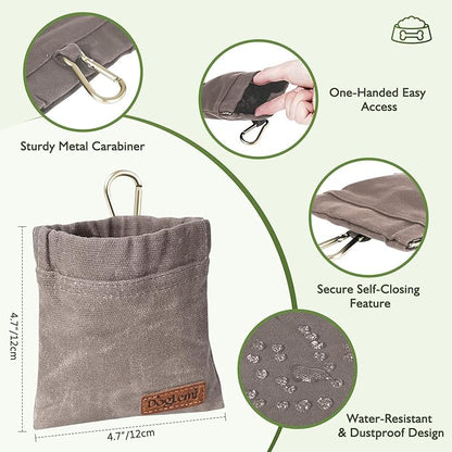 ETIAL Dog Treat Pouch, Portable Puppy Dog Training Treat Bag, Hand Free Dog - Image 2