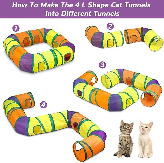 Retro Shaw Cat Toys Pack 25Pcs, Interactive Kitten Toys - Image 5
