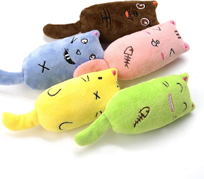 Legendog 5Pcs Catnip Toy, Cat Chew Toy Bite Resistant Catnip Toys - Image 7