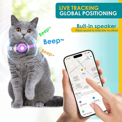Cat Tracker, MINI Pet Tracker for Cats, No Monthly Fee, Waterproof Cat GPS - Image 3