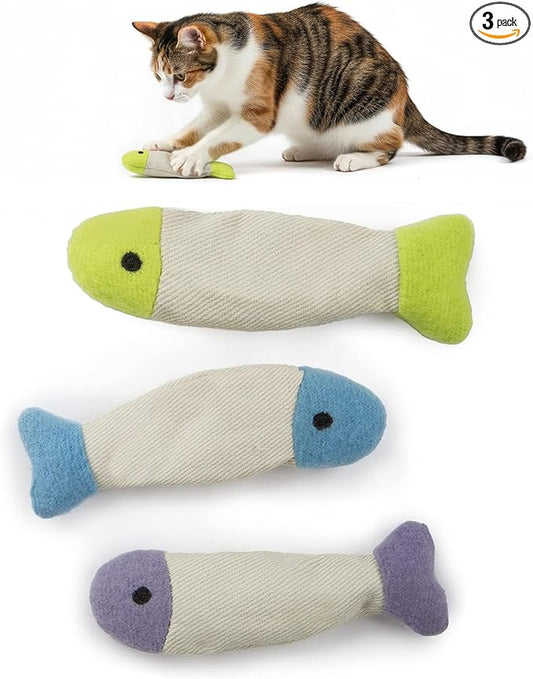 SmartyKat Fish Flop Crinkle Catnip Cat Toys by SmartyKat
