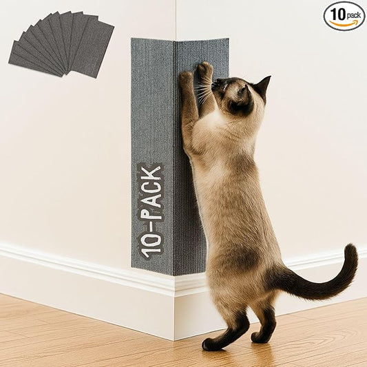 Cat Scratch Mat, 23.6’’ x 11.8’’ Wall Corner Scratcher, Versatile Self-Adhesive by 2ME