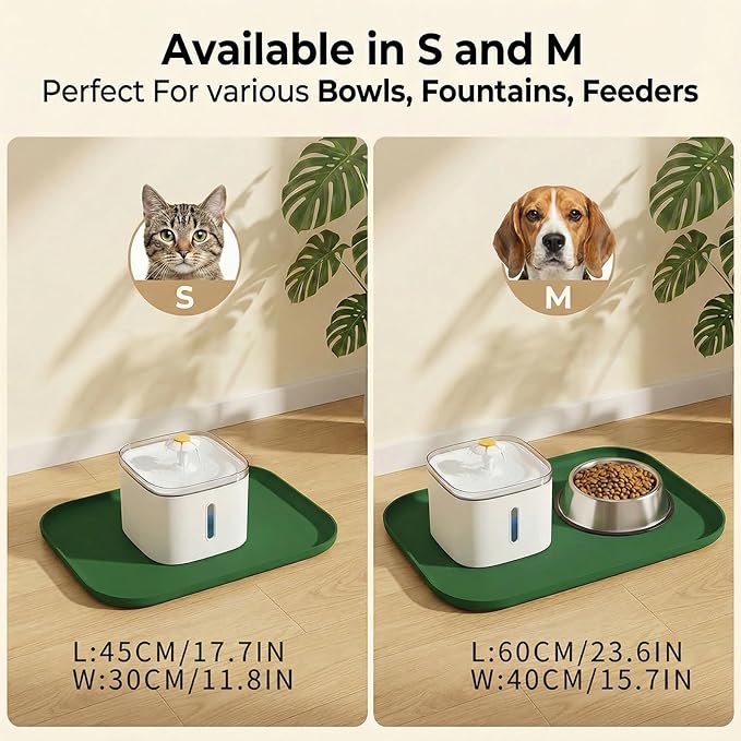 BLESWIN Non-Slip Silicone Dog Food Mat - Image 7