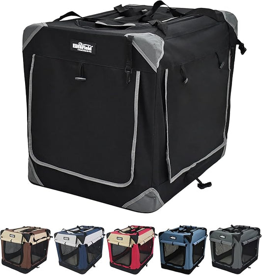 EliteField 4-Door Folding Soft Dog Crate by EliteField