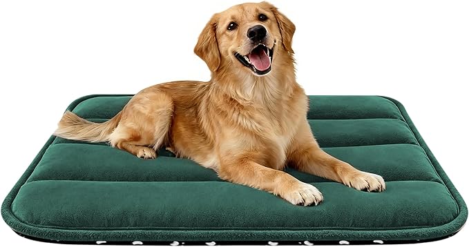 Dog Bed Mat, Reversible Dog Crate Pad by FogkissComfyPawsHome