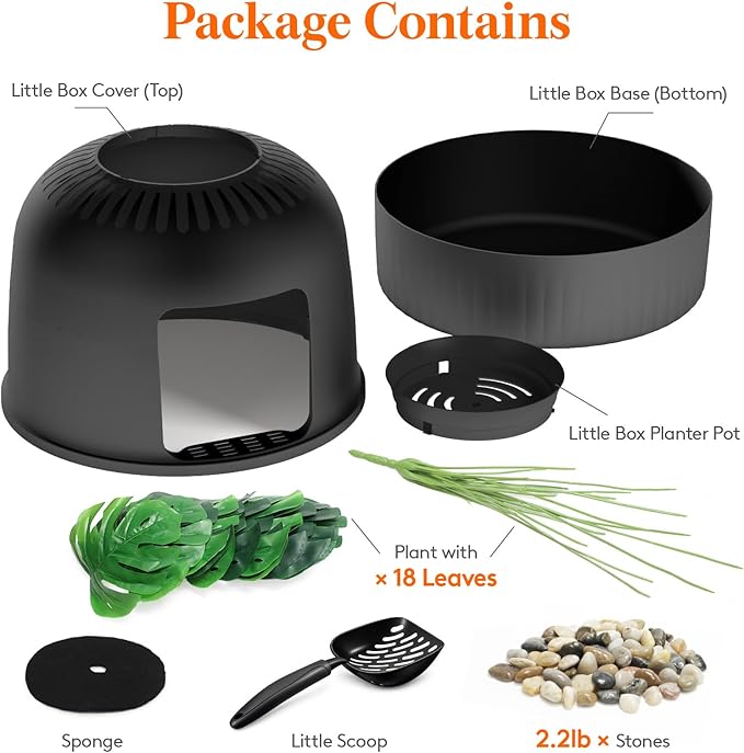 Lifewit Cat Litter Box, Hidden Enclosure Litter Tray - Image 7