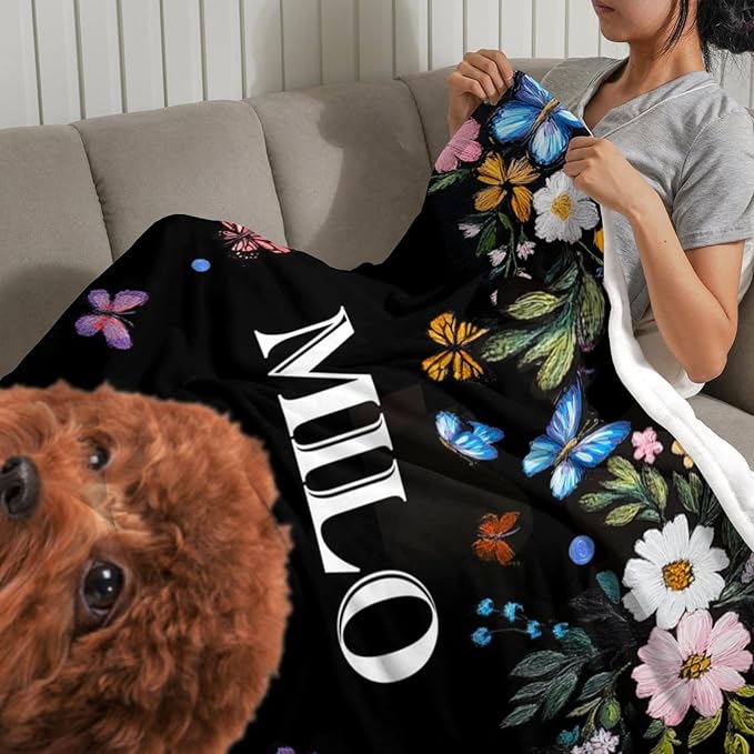 M YESCUSTOM Personalized Photo Blanket - Image 4