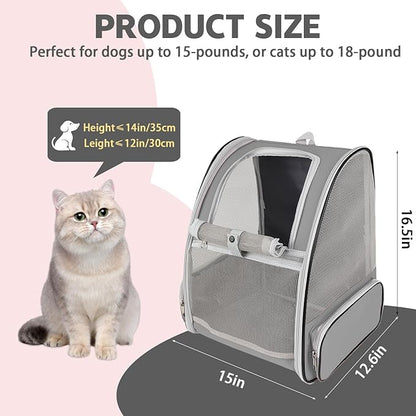 Cat Backpack Carrier, Pet Carrier Airline Approved - Image 2