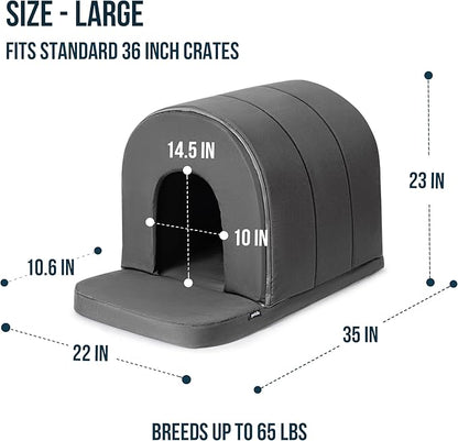 PELZIN Orthopedic Dog Bed House - Image 9